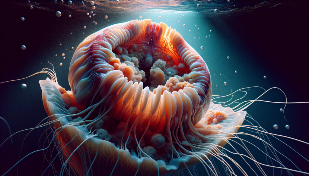 The Dual Role of a Jellyfish's Mouth in Digestion and